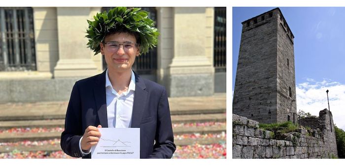 Il castello di Buccione tornerà a dominare il Lago d'Orta? La tesi di Alex Bisetti