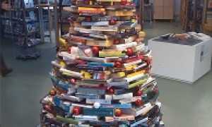 albero libri natale