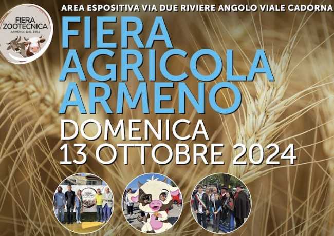 armeno fiera agricola 24 locandina