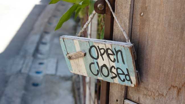 cartello aperto chiuso