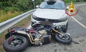 incidente auto moto cremosina