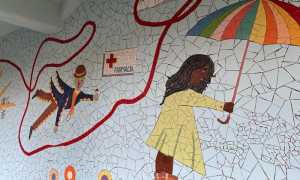 omegna murale mosaico