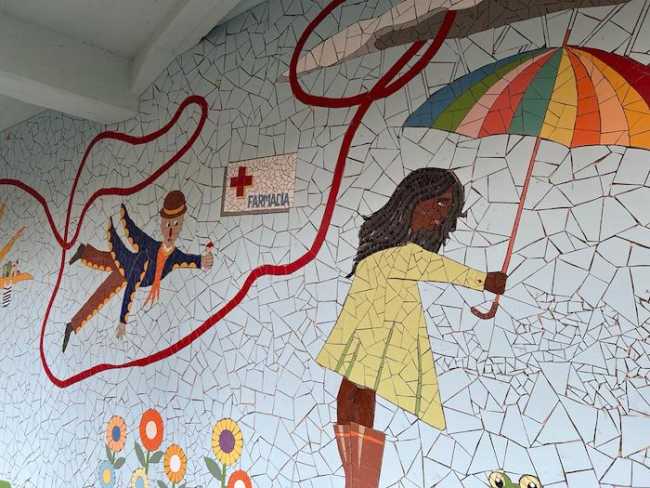 omegna murale mosaico