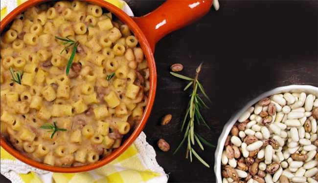 pasta fagioli pentole