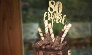 torta 80 anni
