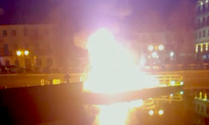 uomo piattaforma omegna incendio