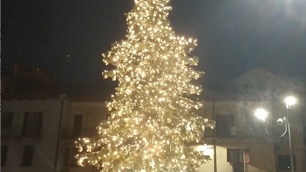 omegna accensione albero