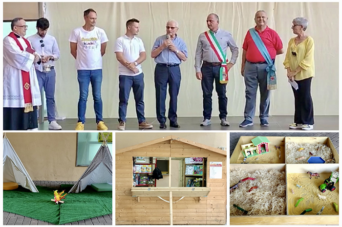 Festa al Forum di Omegna per l’inaugurazione di San Vito Bimbi