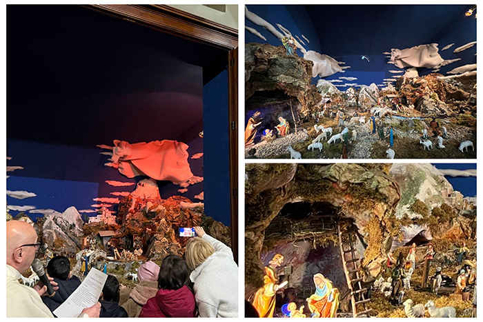 Gravellona: acceso il presepe elettromeccanico multimediale in Parrocchia San Pietro