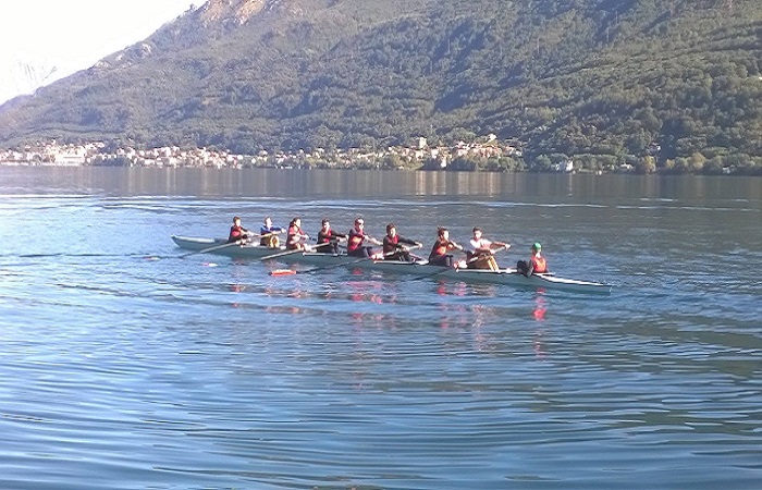 Domenica sul lago d’Orta gara di Canoa interregionale
