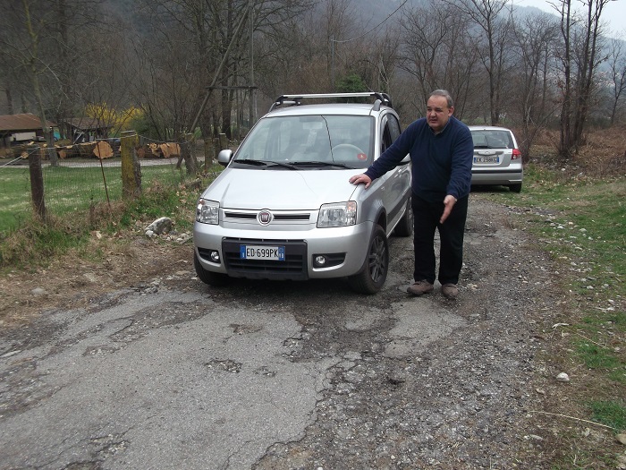 Galizzi chiede maggior cura per la strada di Pontebria. Fotogallery