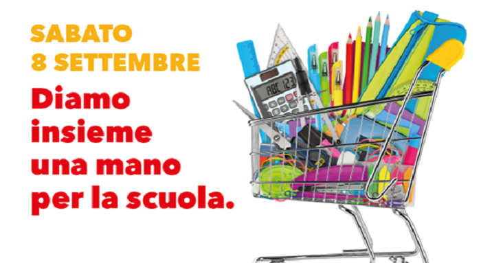 Anche ad Omegna e Gravellona sabato 8 "Dona la spesa speciale scuola" 