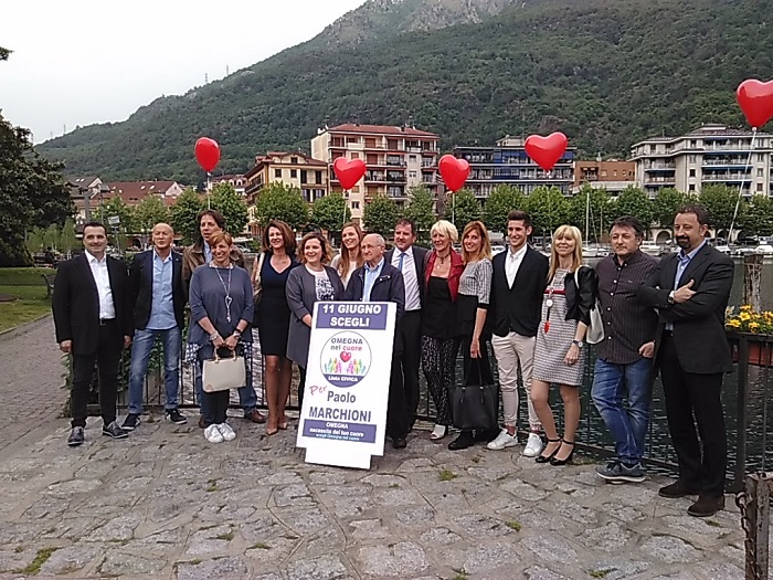 Presentata la lista civica “Omegna nel cuore” a sostegno del candidato sindaco Marchioni