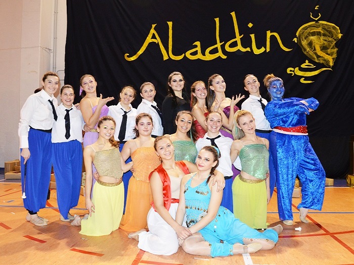 Piazza Motta si prepara ad accogliere "Alladin" con le atlete del Twirling Santa Cristina
