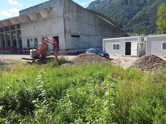 Gravellona, riaperto il cantiere del palazzetto dello sport