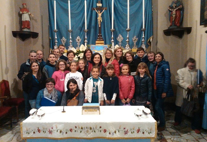 Piana di Fornero: Messa con la corale di Quarna Sotto per la festa del Rosario