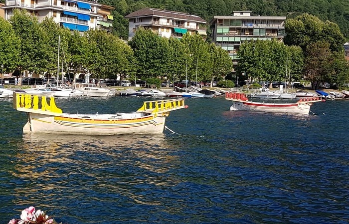 Arrivati i primi galeoni ad Omegna per il Palio Remiero del 14 agosto