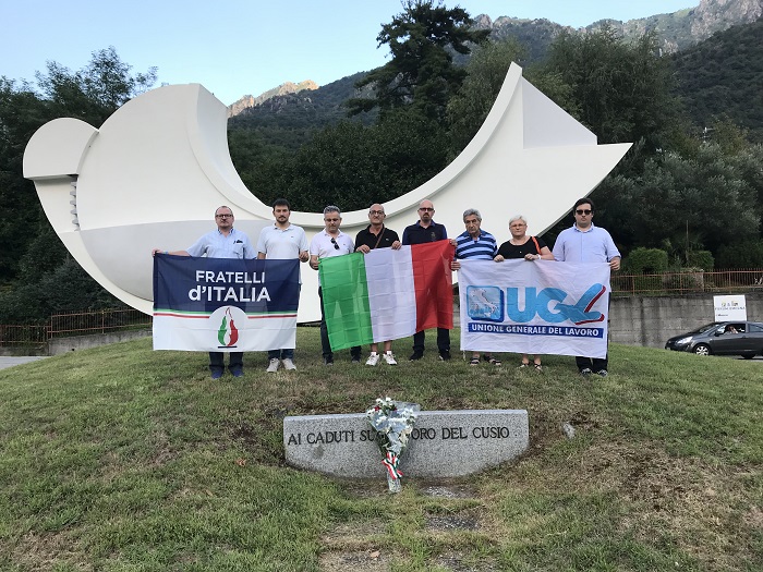Omegna, Fratelli d'Italia ricorda la tragedia di Marcinelle del 1956