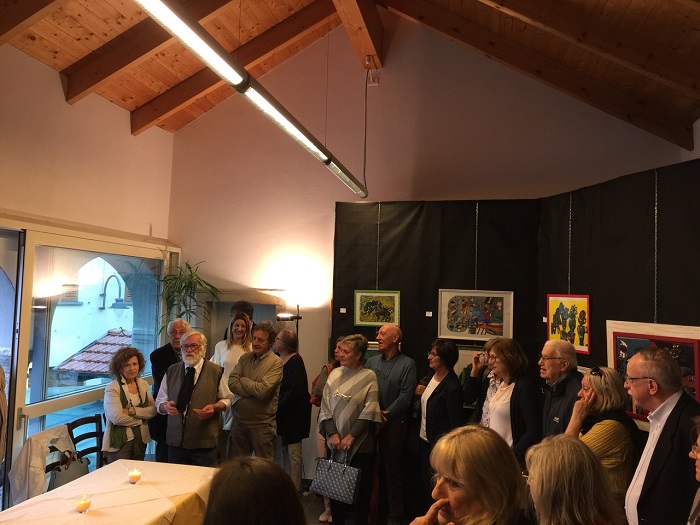 Patrizia Motetta e la mostra "Un diario per immagini" a Cesara