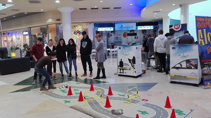 Prove simulate a Gravellona per la sicurezza stradale