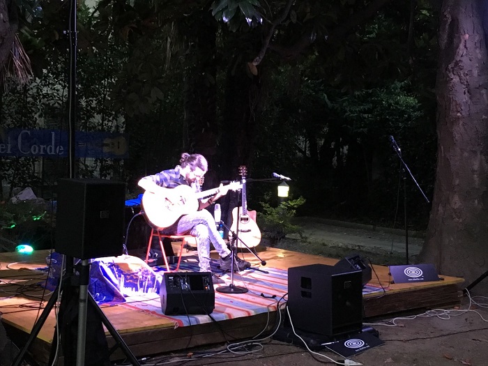 Simone Alfonsi e Yuri Yague con la loro musica a Gravellona Toce