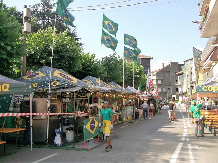 La chiusura delle strade ad Omegna in occasione dello Street Food