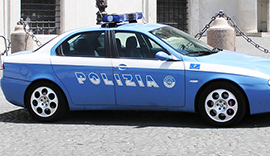 b polizia auto elegante