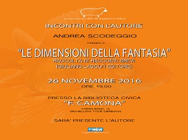 Locandina INCONTRO CON LAUTORE Andrea Scodeggio 26nov 270