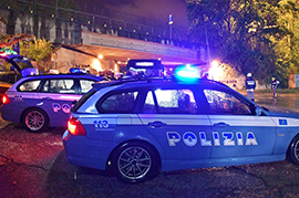 b polizia controlli notte ponte