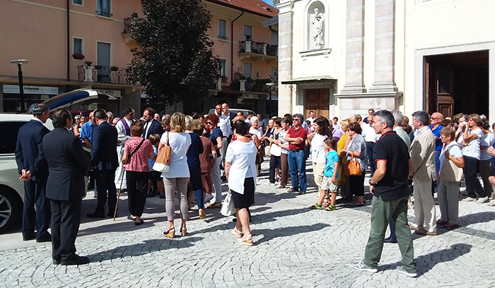 Celebrato a Gravellona il funerale di Nives Fagotto vedova Zamponi