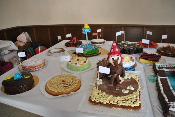 “Il mondo dei gatti” è il nome del dolce che ha vinto la gara di torte a Miasino. Foto