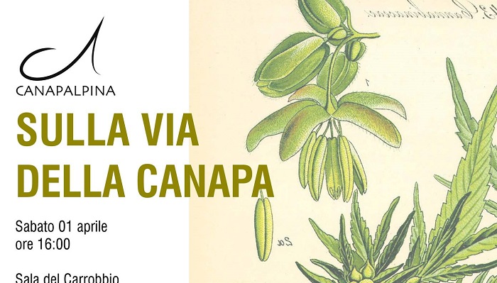 Convegno “Sulla via della Canapa” ,dedicato alla canapa sativa, presso la sala del Carrobbio