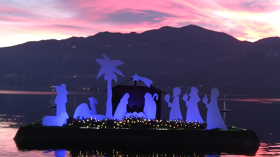 pettenasco presepe tramonto